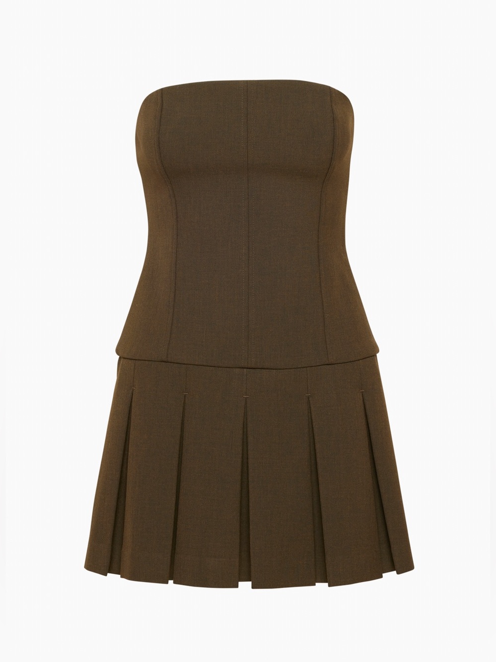 Aritzia Wilfred Polished Dress Rich Cocoa Size 4